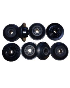 4 PCS Front Engine Mounting Rubber Cushion 135-01-31260 1350131260 Compatible with Komatsu Excavator Models PC150-1, PC200-1, PC200-2, PC220-1, PC220-2, PC300, PC300-5, PC300-6