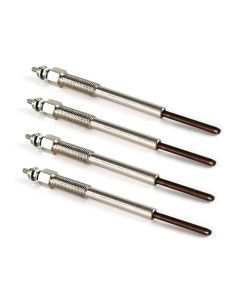 4PCS 12V Glow Plug Set Compatible with Isuzu 4JG1T, 4JA1, 4JA1T Engines; Fits Sumitomo Kobelco SH60 Excavator & NPR Truck Models, Part Number 8-94133-759-9