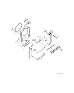 Aftercooler 20Y-03-41131 20Y0341131 Compatible with Komatsu Excavator Models PC200-8, PC200LC-8, PC210-8K, PC210LC-8K, PC210NLC-8K, PC230NHD-8K