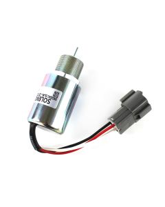 12V Stop Solenoid SA-3725-12 Compatible with Mitsubishi L2E L3E S3L S4L Engine, SDMO, Volvo, Toro