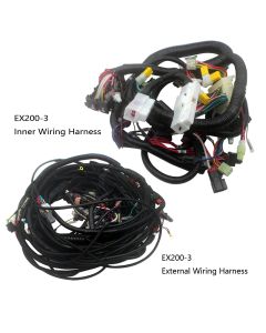 Internal and External Wiring Harness for Hitachi EX200-3 Excavator