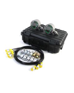 Digital Hydraulic Pressure Test Kit with Dual 80MPA Gauges