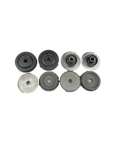 Set of 8 Rubber Engine Mount Cushions for Komatsu Bulldozer Models: D40A-3, D41P-5, D40PL-5, D40P-3, D40F-3, D40AM-3