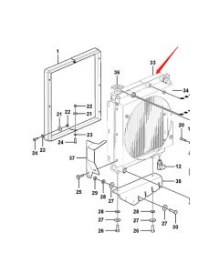 Volvo Excavator Oil Cooler 17408138 VOE17408138 for DD25 L220F Models