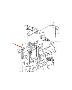 Oil Cooler 203-03-31110 2030331110 Compatible with Komatsu Excavator Models PC120-2, PC120-1, PC100U-2, PC100L-2, PC100L-1, PC100-2, PC100-1