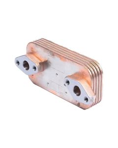 Oil Cooler 2486A215 Compatible with Perkins Engine Models 1104A-44, 1104C-44, 1104C-44T, 1104C-E44, 1104D-44