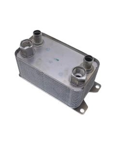 Oil Cooler AT318085 Compatible with John Deere Backhoe Loader Models 210K, 310J, 325K, 410J, 315SK