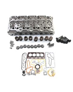 Kubota V2203 V2203E Complete Cylinder Head and Full Gasket Kit for Bobcat Loader Models 753, 763, 773