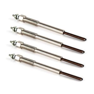 4PCS 12V Glow Plug Set Compatible with Isuzu 4JG1T, 4JA1, 4JA1T Engines; Fits Sumitomo Kobelco SH60 Excavator & NPR Truck Models, Part Number 8-94133-759-9