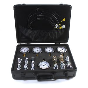 5 Gauge Single Layer Hydraulic Pressure Test Kit: 1/10/25/40/60 MPa